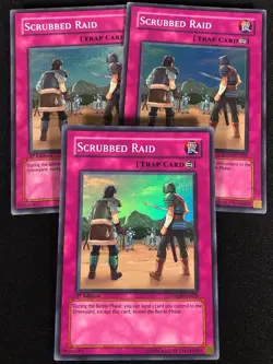 Yugioh Scrubbed Raid DP09-EN029 1st Super x3 (LP) - Image 1