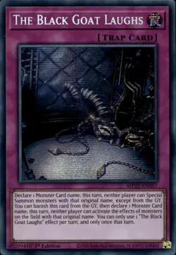 The Black Goat Laughs 1st Prismatic Secret MP25-EN057 Yu-Gi-Oh! - Image 1