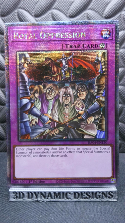 | Yugioh Royal Oppression RA04-EN120 1st Quarter Century Secret Rare NM/M 🔥 | - Image 1
