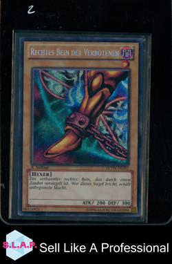 RECHTES BEIN DER VERBOTENEN YU-GI-OH! LCYW 1ST EDITION DEUTSCH - Image 1