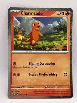 Charmander - 004/165 - Cosmos Holo Promo - Scarlet & Violet 151 - Pokemon Card - Image 1