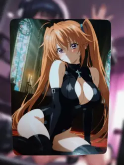 Irina Shido High School DxD Anime Waifu Sexy Goddess Doujin Lewd Hentai Card - Image 1
