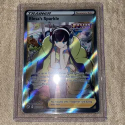 Pokemon TCG Elesa's Sparkle Full Art Holo Ultra Rare Card 147/159 Crown Zenith - Image 2