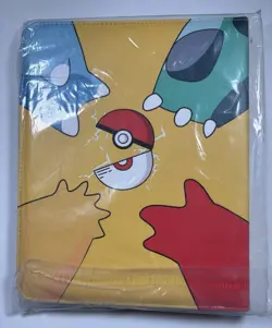 Pokemon TCG Games Card Binder 9 Pocket Trading Cards 900 Pockets Yellow - Image 1