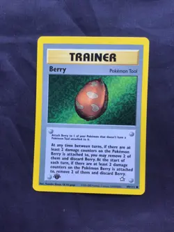 Pokemon Cards: Neo Genesis 1st Edition Common: Berry 99/111 - Image 1