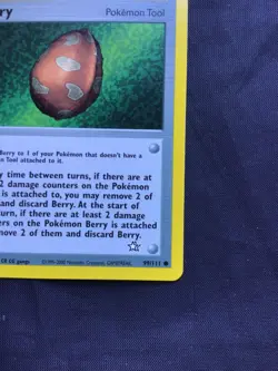 Pokemon Cards: Neo Genesis 1st Edition Common: Berry 99/111 - Image 4