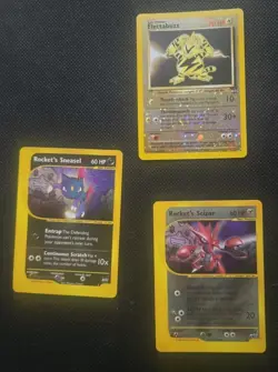 Best of Game Promo Pokemon 3 Cards 2002 Electabuzz, Rockets Scizor Sneasel UG10 - Image 1