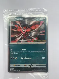 Pokemon TCG Yveltal 088/132 Mega Evolutions Promo Card Sealed NM - Image 1
