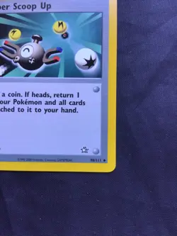 Pokemon Cards: Neo Genesis 1st Edition Uncommon: Super Scoop Up 98/111 - Image 4