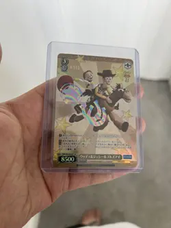 Signed Weiss Schwarz PIXAR Woody Jesse Bullseye Card PXR/S94-003SSP SSP Foil - Image 1