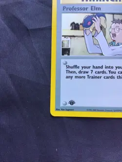 Pokemon Cards: Neo Genesis 1st Edition Uncommon: Professor Elm 96/111 - Image 5