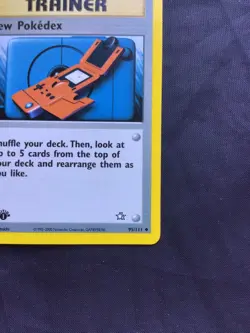 Pokemon Cards: Neo Genesis 1st Edition Uncommon: New Pokedex 95/111 - Image 4