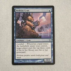 MTG [Hedron Crab] Zendikar (ZEN) #47/249 Reg Uncommon LP/EX **Free Shipping** - Image 1