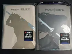 MTG x Final Fantasy Ultra PRO-Binder (Lot of 2) - Cloud & Sephiroth, New Sealed - Image 1
