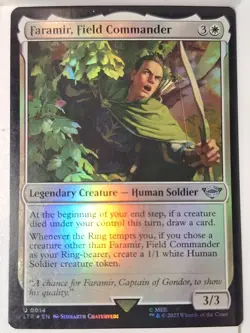Faramir, Field Commander - FOIL - Lord of the Rings - Magic the Gathering MTG - Image 1