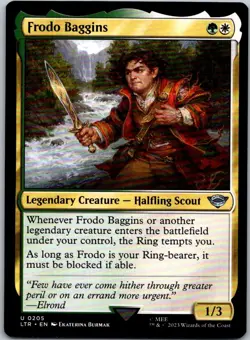 Magic The Gathering Frodo Baggins 205 Lord Of The Rings - Image 1