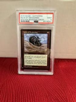 PSA 9 MTG Mystery Booster Helm of Awakening - Image 1