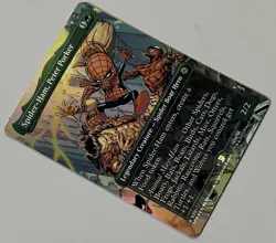 MTG Marvel’s Spider-Man Spider-Ham Legendary Creature RARE FOIL #0201 - Image 2