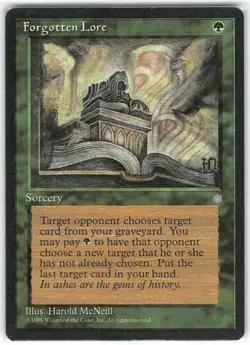 X4 Forgotten Lore Ice Age Light Play MTG Magic DNA GAMES - Image 1