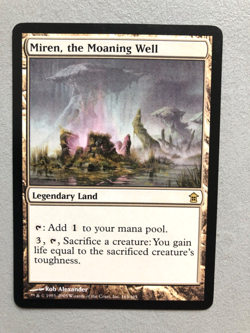 Mtg Carte Magic Saviors of Kamigawa Miren the Moaning Well English LP - Image 1