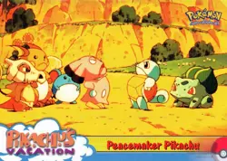 Pokemon Peacemaker Pikachu Card Pikachu's Vacation Topps 46 - Image 1