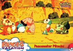 Pokemon Peacemaker Pikachu Card Pikachu's Vacation - Image 1