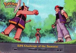 Pokemon EP4 Challenge of the Samurai Card Foil Topps Series 2 TCG - Image 1