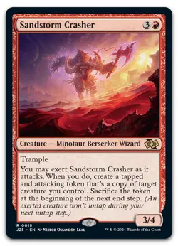 Sandstorm Crasher #18 (NM) Foundations Jumpstart J25 Magic MTG - Image 1