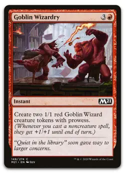 Goblin Wizardry #148 (NM) Core Set 2021 M21 Magic MTG - Image 1