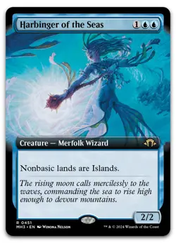 Harbinger of the Seas (Extended Art) #451 (NM) Modern Horizons 3 MH3 Magic MTG - Image 1