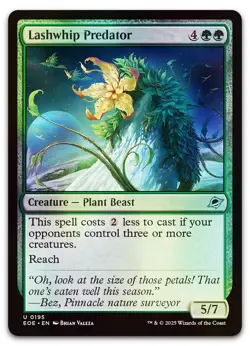 Lashwhip Predator #195 (Foil) (NM) Edge of Eternities EOE Magic MTG - Image 1