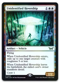 Unidentified Hovership #37 (Foil) (LP) Prerelease Cards PRE Magic MTG - Image 1