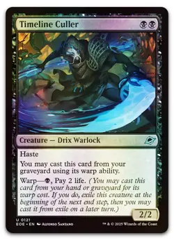 Timeline Culler #121 (Foil) (NM) Edge of Eternities EOE Magic MTG - Image 1