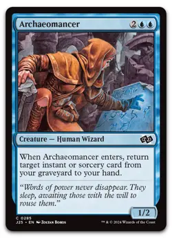 Archaeomancer #285 (NM) Foundations Jumpstart J25 Magic MTG - Image 1