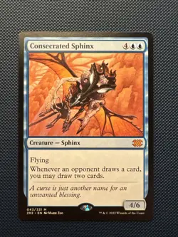 MTG Consecrated Sphinx - Double Masters 2022 (2X2) NM - Image 1