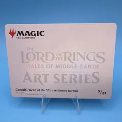 MTG Lord of the Rings Art Series Signature Gandalf, Friend of the Shire 05/81 - Image 2