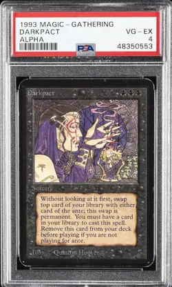 1993 MTG ALPHA DARKPACT PSA 4 - Image 1