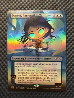 MTG Narset, Parter of Veils (Borderless) - Secret Lair Drop Series (SLD) NM Foil - Image 1