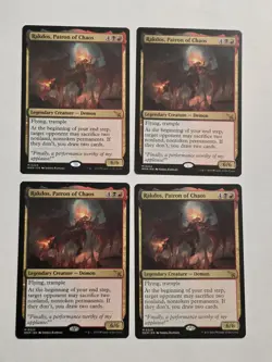 4x Rakdos, Patron Of Chaos - Murders at Karlov Manor - Near Mint - MTG - Image 1