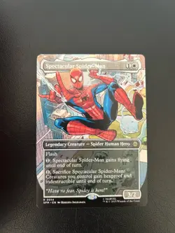 Spectacular Spider-Man - (Borderless) MTG: Marvel's Spider-Man Rare 14 - Image 1