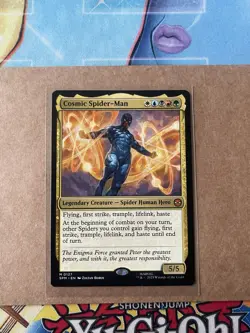 Mtg Spider-Man Cosmic Spider-Man Mythic 0127 Regular Non Foil NM Card - Image 2