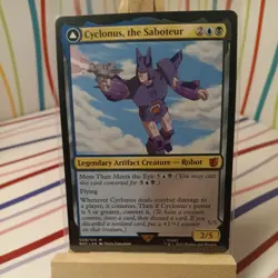 MTG Cyclonus, the Saboteur Universes Beyond Transformers #9 Magic Card Mythic NM - Image 1