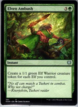 Elven Ambush - 391 - Kaldheim - Magic MTG - NM - B3G1 - Image 1
