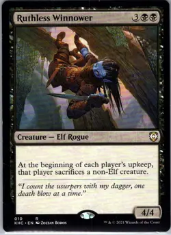 Ruthless Winnower - 10 - Commander: Kaldheim - Magic MTG - NM - B3G1 - Image 1