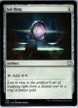 Sol Ring - 104 - Commander: Kaldheim - Magic MTG - NM - B3G1 - Image 1