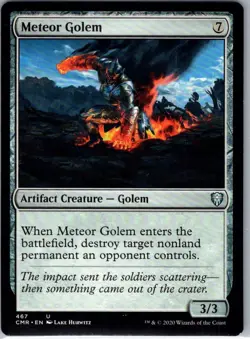Meteor Golem () - 467 - Commander Legends - Magic MTG - NM - B3G1 - Image 1