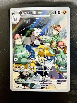 Excadrill 174/162 Illustration Rare Holo Pokemon Card NM Condition Never Played - Image 2