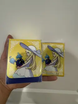Lillie Deck Box and Sleeve Pokemon Center Mega Brave Exclusive - Image 1