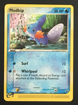 Pokemon TCG Mudkip 018 Black Star Promo Non Holo Regular LP - Image 1