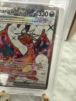 PSA 9 Mint Charizard ex SVP 056 Pokemon Scarlet Violet Promo Full Art - Image 3